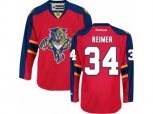 Florida Panthers #34 James Reimer Premier Red Home NHL Jersey