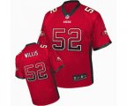 San Francisco 49ers #52 Patrick Willis Elite Red Drift Fashion Football Jersey
