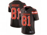 Cleveland Browns #81 Rashard Higgins Brown Team Color Vapor Untouchable Limited Player NFL Jersey