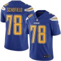 Los Angeles Chargers #78 Michael Schofield Limited Electric Blue Rush Vapor Untouchable NFL Jersey