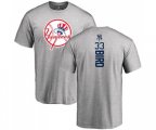 MLB Nike New York Yankees #33 Greg Bird Ash Backer T-Shirt