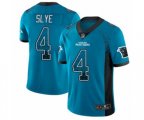 Carolina Panthers #4 Joey Slye Limited Blue Rush Drift Fashion Football Jersey