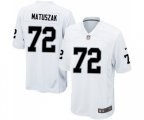 Oakland Raiders #72 John Matuszak Game White Football Jersey