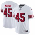 San Francisco 49ers #45 Tarvarius Moore Limited White Rush Vapor Untouchable NFL Jersey