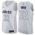 Washington Wizards #32 Jeff Green Swingman White NBA Jersey - City Edition