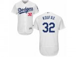Los Angeles Dodgers #32 Sandy Koufax White Flexbase Authentic Collection MLB Jersey
