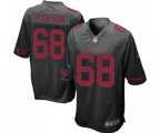 San Francisco 49ers #68 Mike Person Game Black Football Jersey