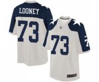 Dallas Cowboys #73 Joe Looney Limited White Throwback Alternate Football Jersey