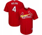 St. Louis Cardinals #4 Yadier Molina Replica Red Cool Base Baseball Jersey