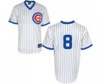 Chicago Cubs #8 Andre Dawson Replica White 1988 Turn Back The Clock Cool Base Baseball Jersey