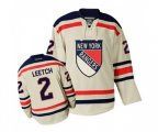 Reebok New York Rangers #2 Brian Leetch Authentic Cream 2012 Winter Classic NHL Jersey