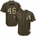 Arizona Diamondbacks #46 Patrick Corbin Authentic Green Salute to Service MLB Jersey