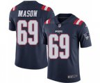 New England Patriots #69 Shaq Mason Limited Navy Blue Rush Vapor Untouchable Football Jersey