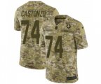 Indianapolis Colts #74 Anthony Castonzo Limited Camo 2018 Salute to Service Football Jersey