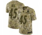 Pittsburgh Steelers #45 Roosevelt Nix Limited Camo 2018 Salute to Service NFL Jersey