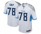 Tennessee Titans #78 Curley Culp Game White Football Jersey