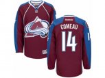Colorado Avalanche #14 Blake Comeau Authentic Burgundy Red Home NHL Jersey