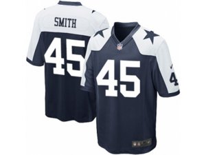 Dallas Cowboys #45 Rod Smith Game Navy Blue Throwback Alternate NFL Jersey