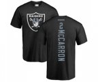 Oakland Raiders #2 AJ McCarron Black Backer T-Shirt