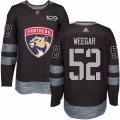 Florida Panthers #52 MacKenzie Weegar Premier Black 1917-2017 100th Anniversary NHL Jersey