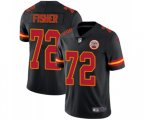 Kansas City Chiefs #72 Eric Fisher Limited Black Rush Vapor Untouchable Football Jersey