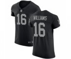 Oakland Raiders #16 Tyrell Williams Black Team Color Vapor Untouchable Elite Player Football Jersey