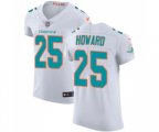 Miami Dolphins #25 Xavien Howard Elite White Football Jersey
