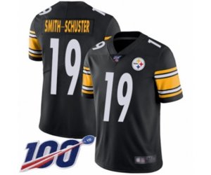 Pittsburgh Steelers #19 JuJu Smith-Schuster Black Team Color Vapor Untouchable Limited Player 100th Season Football Jersey
