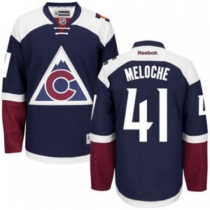 Colorado Avalanche #41 Nicolas Meloche Premier Blue Third NHL Jersey