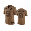 Houston Texans #51 Will Anderson Jr. 2023 Brown Salute To Service Limited Football Stitched Jersey