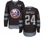 New York Islanders #24 Scott Mayfield Authentic Black 1917-2017 100th Anniversary NHL Jersey