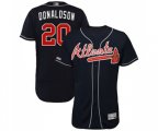Atlanta Braves #20 Josh Donaldson Navy Blue Alternate Flex Base Authentic Collection Baseball Jersey