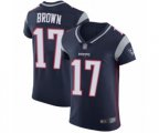 New England Patriots #17 Antonio Brown Navy Blue Team Color Vapor Untouchable Elite Player Football Jersey