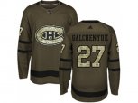 Montreal Canadiens #27 Alex Galchenyuk Green Salute to Service Stitched NHL Jersey