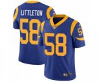 Los Angeles Rams #58 Cory Littleton Royal Blue Alternate Vapor Untouchable Limited Player Football Jersey