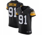 Pittsburgh Steelers #91 Kevin Greene Black Alternate Vapor Untouchable Elite Player Football Jersey
