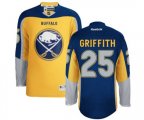 Reebok Buffalo Sabres #25 Seth Griffith Authentic Gold New Third NHL Jersey