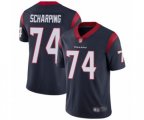 Houston Texans #74 Max Scharping Navy Blue Team Color Vapor Untouchable Limited Player Football Jersey