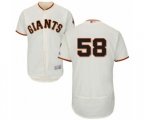 San Francisco Giants #58 Trevor Gott Cream Home Flex Base Authentic Collection Baseball Player Jersey
