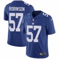 New York Giants #57 Keenan Robinson Royal Blue Team Color Vapor Untouchable Limited Player NFL Jersey
