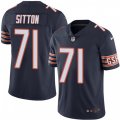 Chicago Bears #71 Josh Sitton Navy Blue Team Color Vapor Untouchable Limited Player NFL Jersey