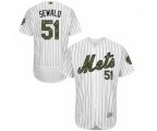 New York Mets Paul Sewald Authentic White 2016 Memorial Day Fashion Flex Base Baseball Player Jersey