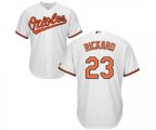 Baltimore Orioles #23 Joey Rickard Replica White Home Cool Base Baseball Jersey