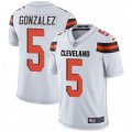 Cleveland Browns #5 Zane Gonzalez White Vapor Untouchable Limited Player NFL Jersey