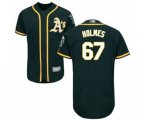 Oakland Athletics Grant Holmes Green Alternate Flex Base Authentic Collection Baseball Player Jersey