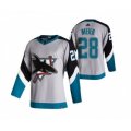 San Jose Sharks #28 Timo Meier Grey 2020-21 Reverse Retro Alternate Hockey Jersey