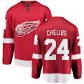 Detroit Red Wings #24 Chris Chelios Fanatics Branded Red Home Breakaway NHL Jersey