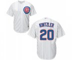 Chicago Cubs #20 Brandon Kintzler Replica White Home Cool Base Baseball Jersey