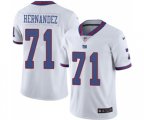 New York Giants #71 Will Hernandez Elite White Rush Vapor Untouchable Football Jersey