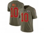 Kansas City Chiefs #10 Tyreek Hill Limited Olive 2017 Salute to Service NFL Jersey